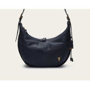 Frye EUC Belle Bohemian Hobo Navy Leather Purse